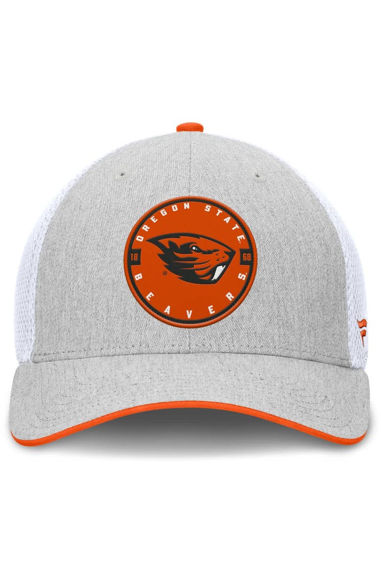 FANATICS Men's Fanatics Heather Gray Oregon State Beavers Trigger Flex Hat, Alternate, color, Heather Gray