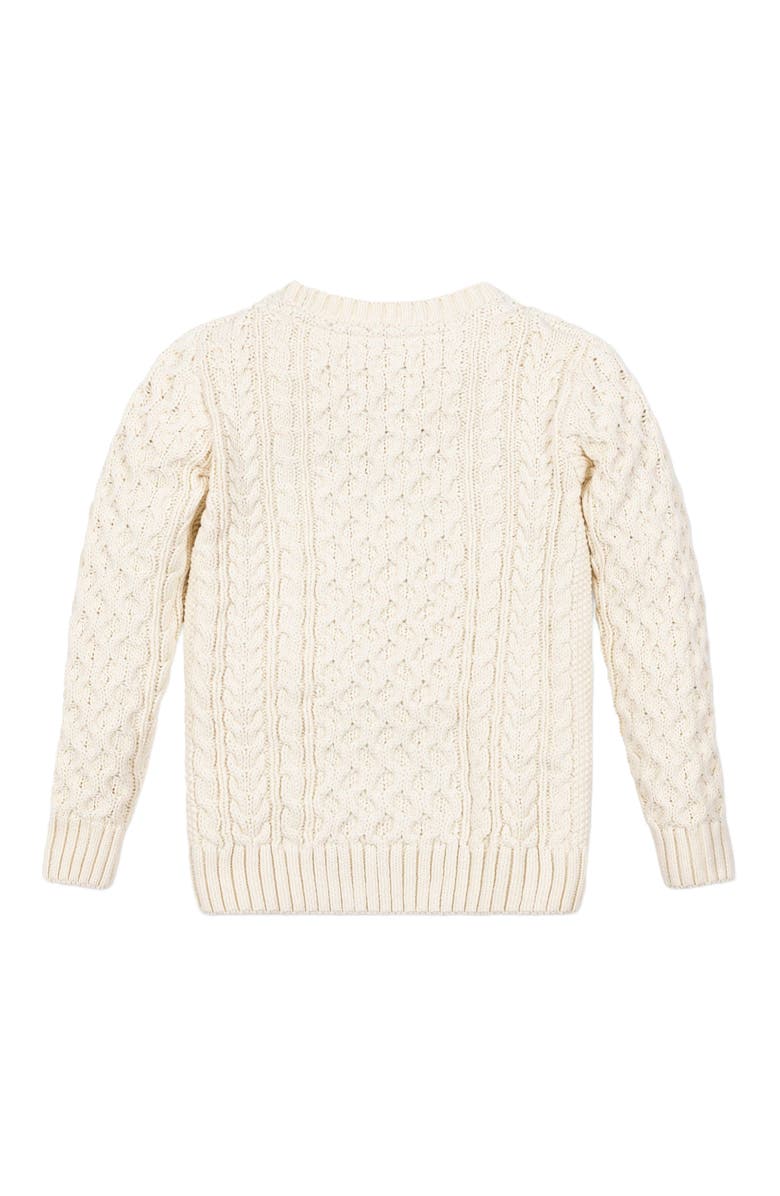 Hope & Henry Baby Boys' Organic Fisherman Sweater, Infant, Alternate, color, 