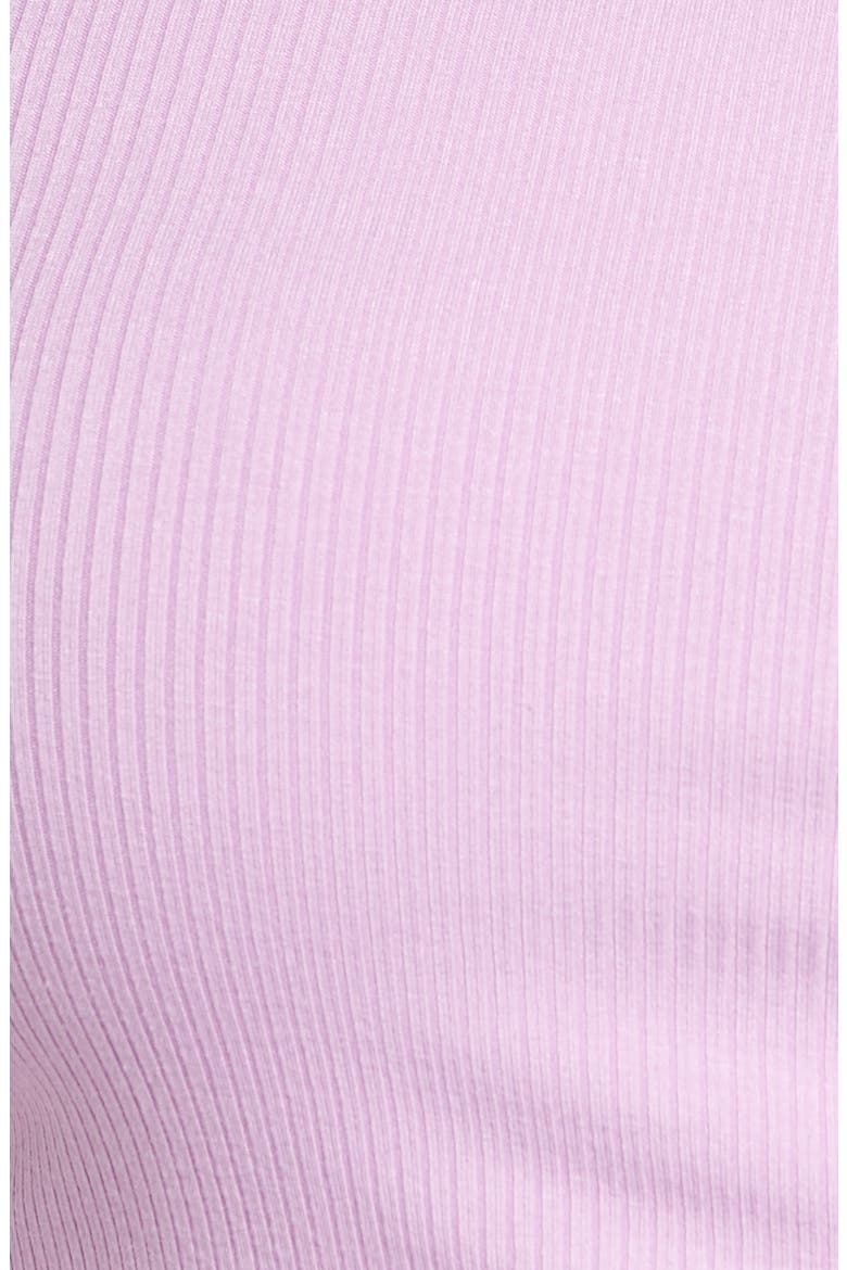 One-Shoulder Rib Tank Top, Alternate, color, PURPLE TULIP