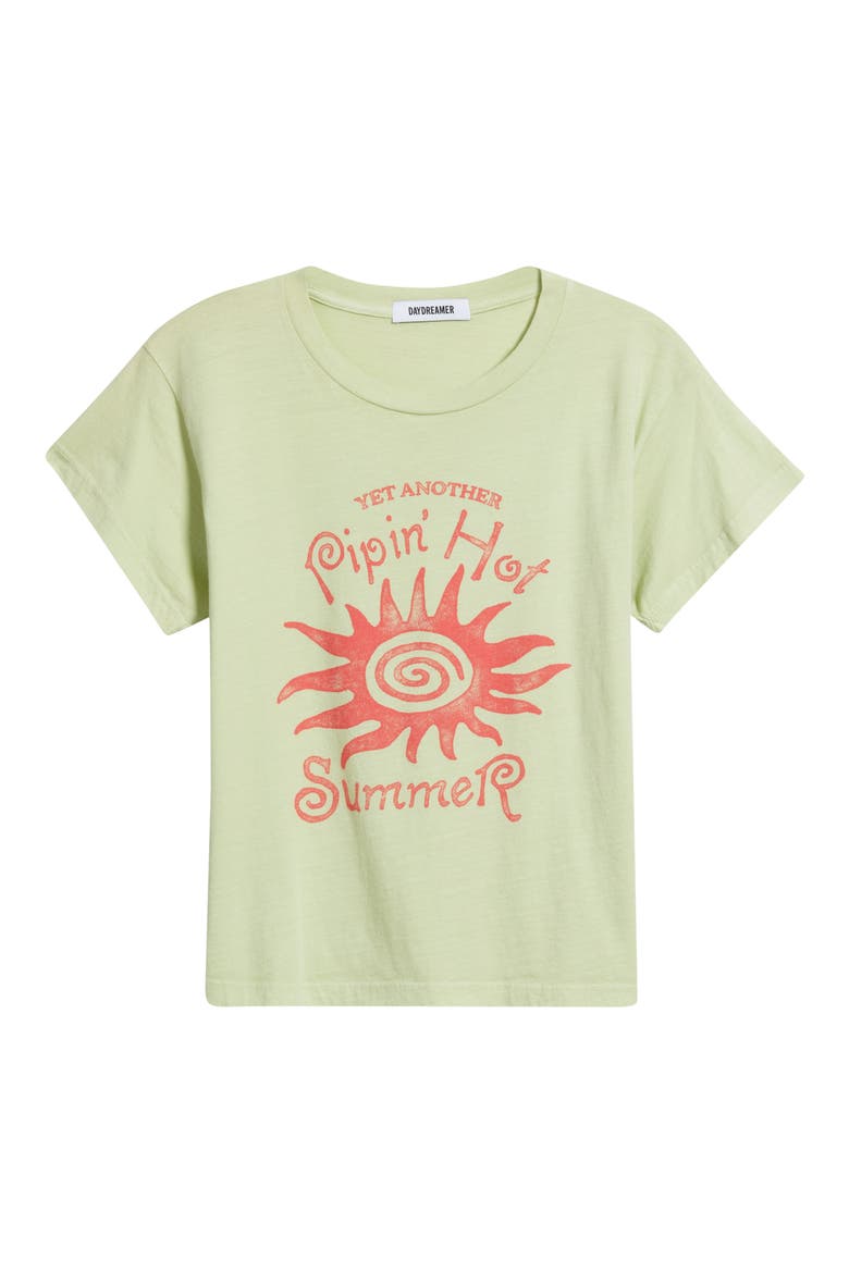 Pipin' Hot Summer Graphic T-Shirt, Alternate, color, SEAFOAM GREEN