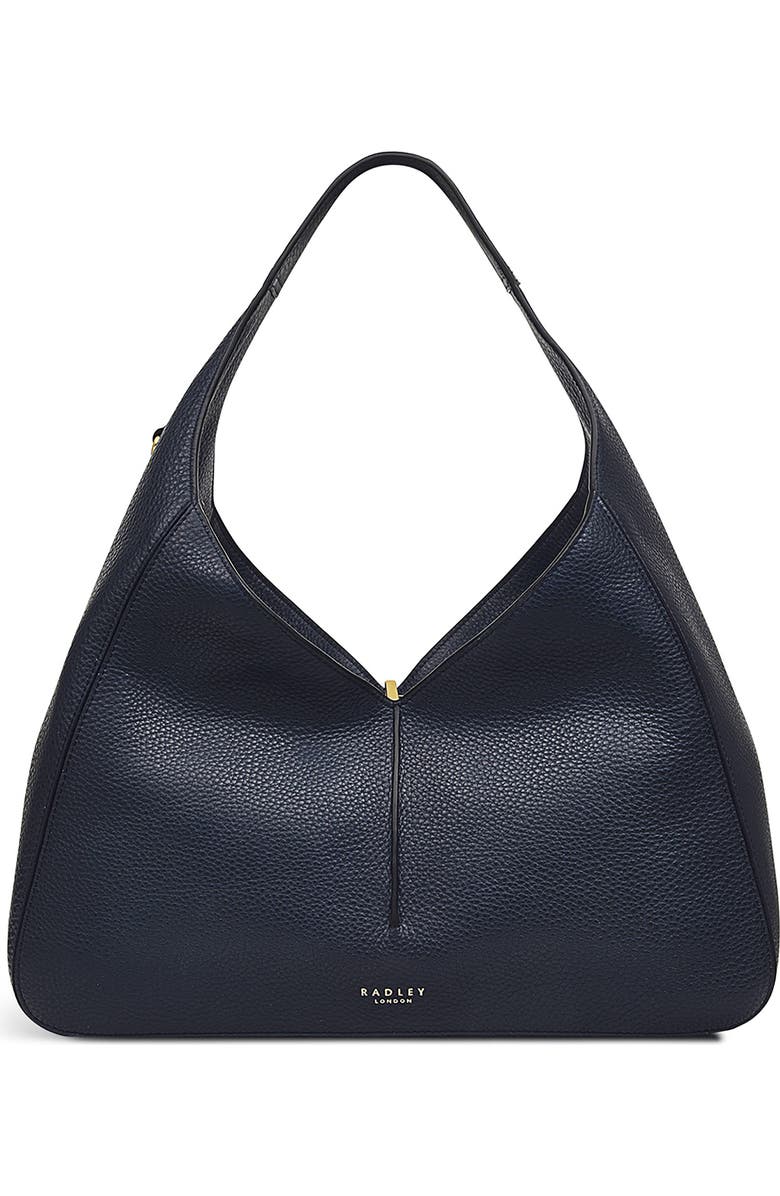 Radley Hillgate Place Leather Shoulder Bag, Main, color, Ink