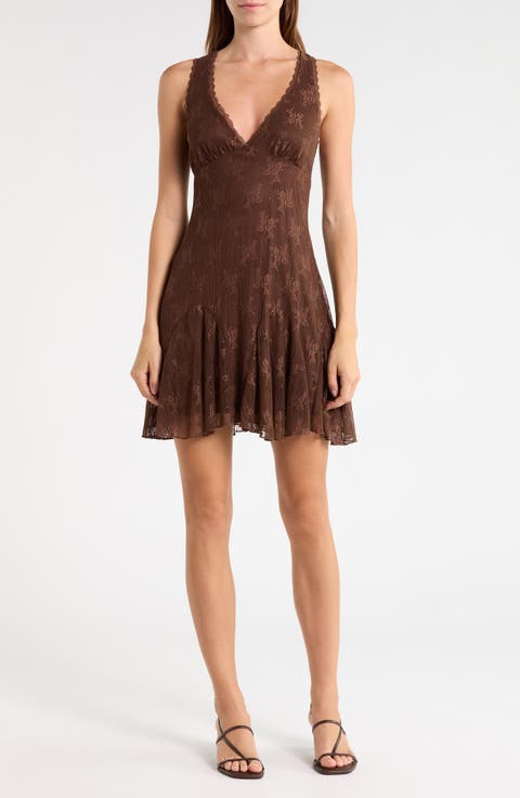 Lace Fit and Flare Dress