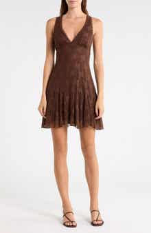 Lace Fit and Flare Dress