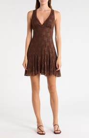 Madden Girl Lace Fit and Flare Dress