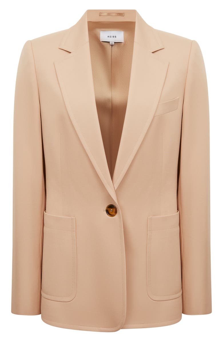 Reiss Ember One-Button Blazer, Alternate, color, Camel