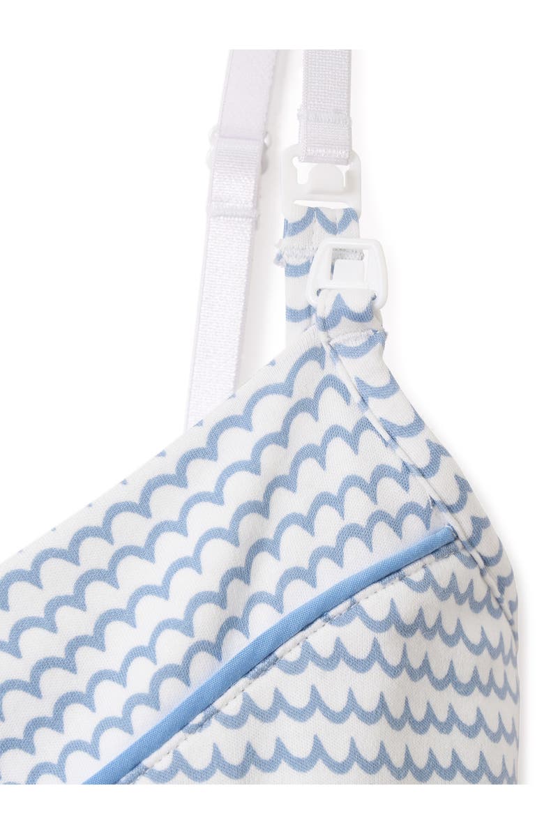 Petite Plume Luxe Pima Cotton Jersey Maternity/Nursing Nightgown, Alternate, color, La Mer