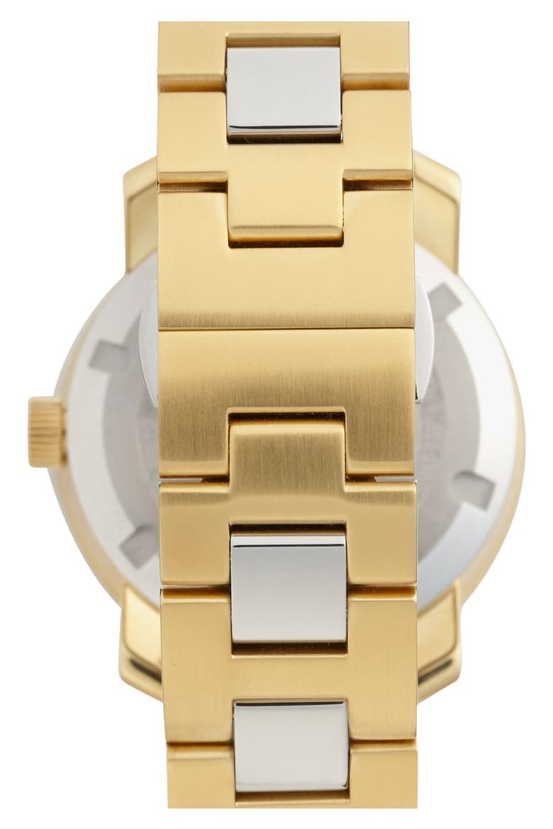 'Bold' Round Bracelet Watch, 36mm, Alternate, color, SILVER