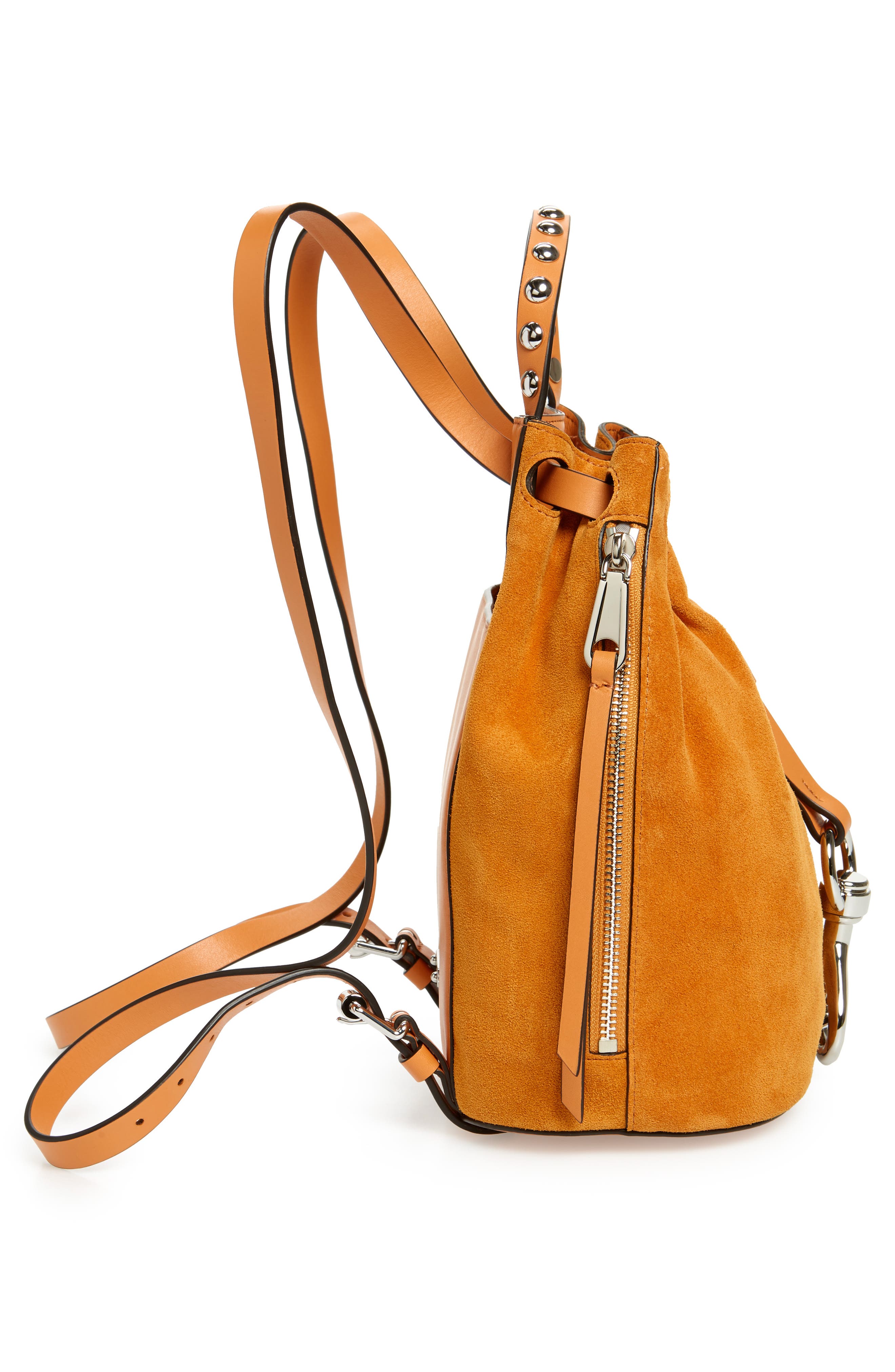 Small Blythe Leather Backpack, Alternate, color, GLOW