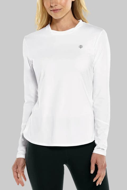 Women's Match Point Long Sleeve T-shirt, Upf 50+ Sun Protection
