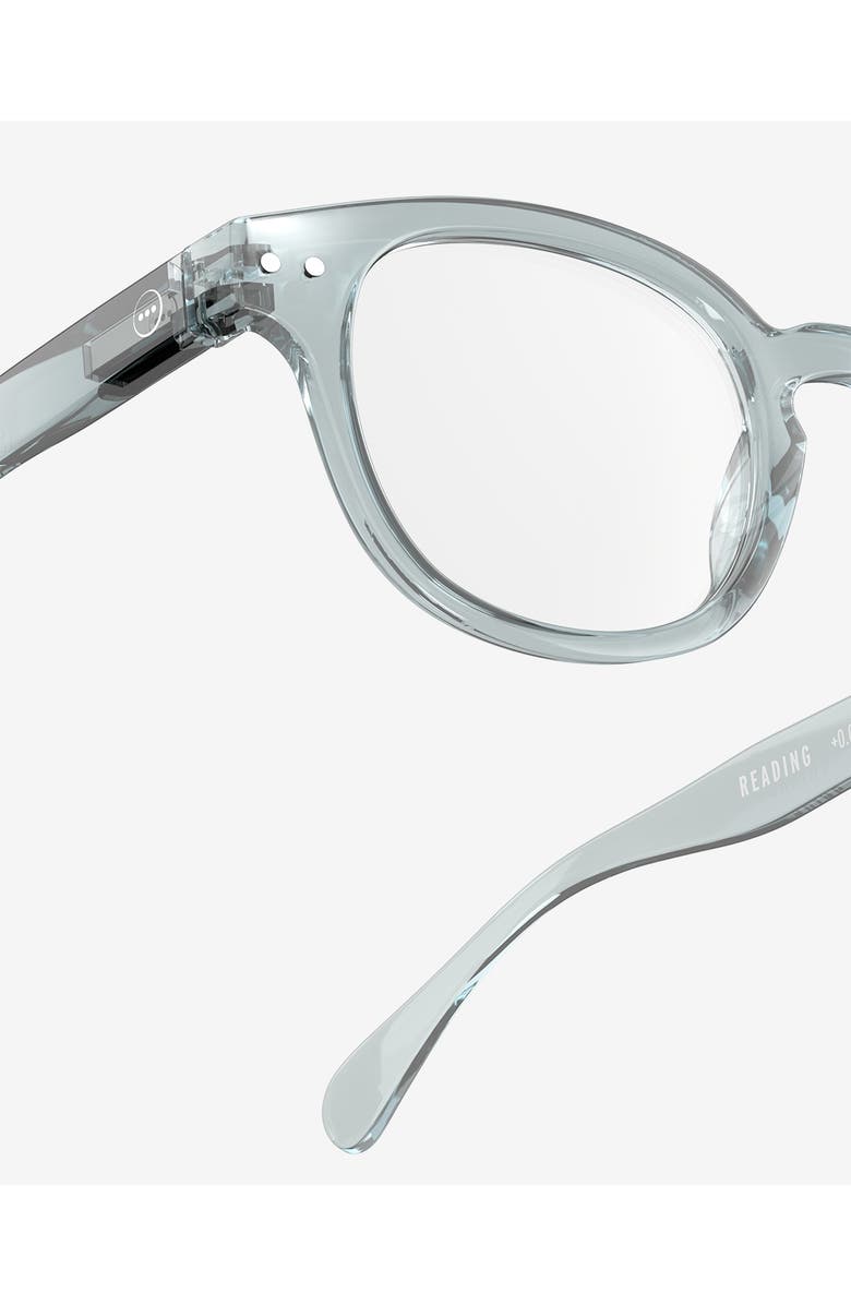 IZIPIZI #C 49mm Square Reading Glasses, Alternate, color, Frozen Blue