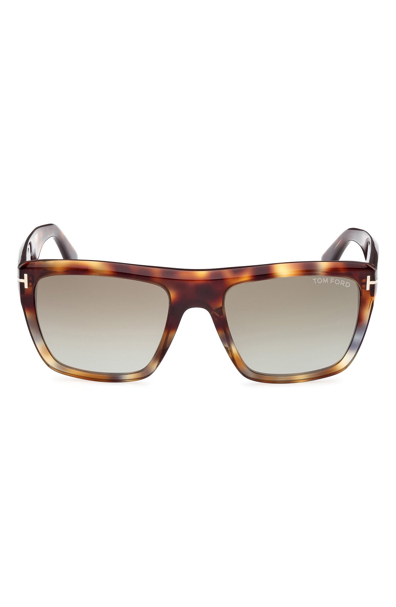 TOM FORD Alberto 55mm Gradient Square Sunglasses