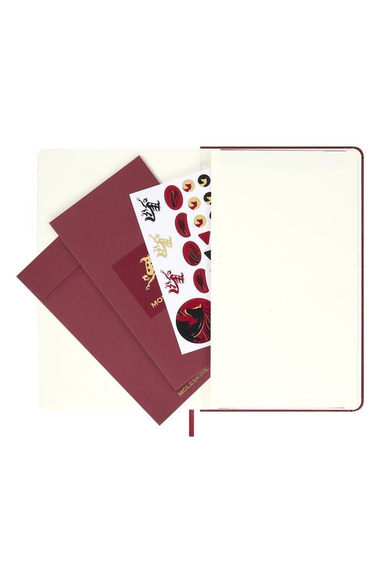 Moleskine Year of the Fire Horse Notebook, Alternate, color, Red/ Gold Lettering
