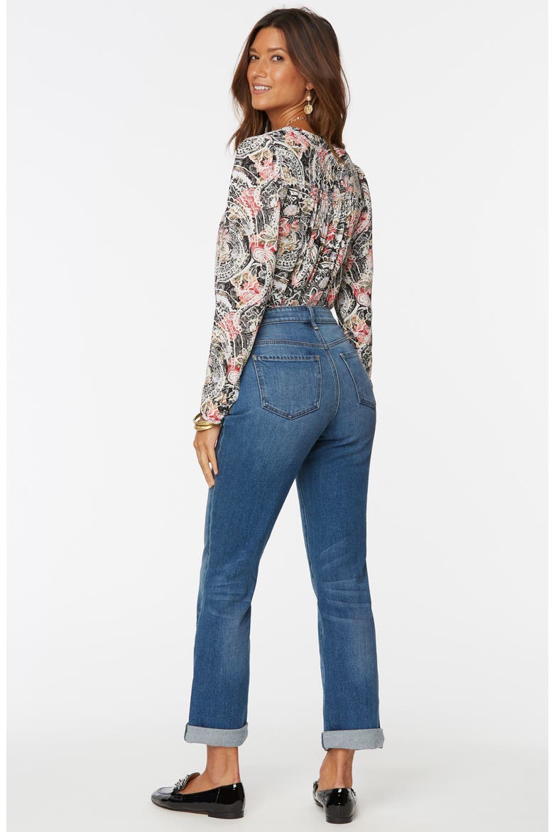 Relaxed Straight Leg Cuff Jeans, Alternate, color, DUVALL