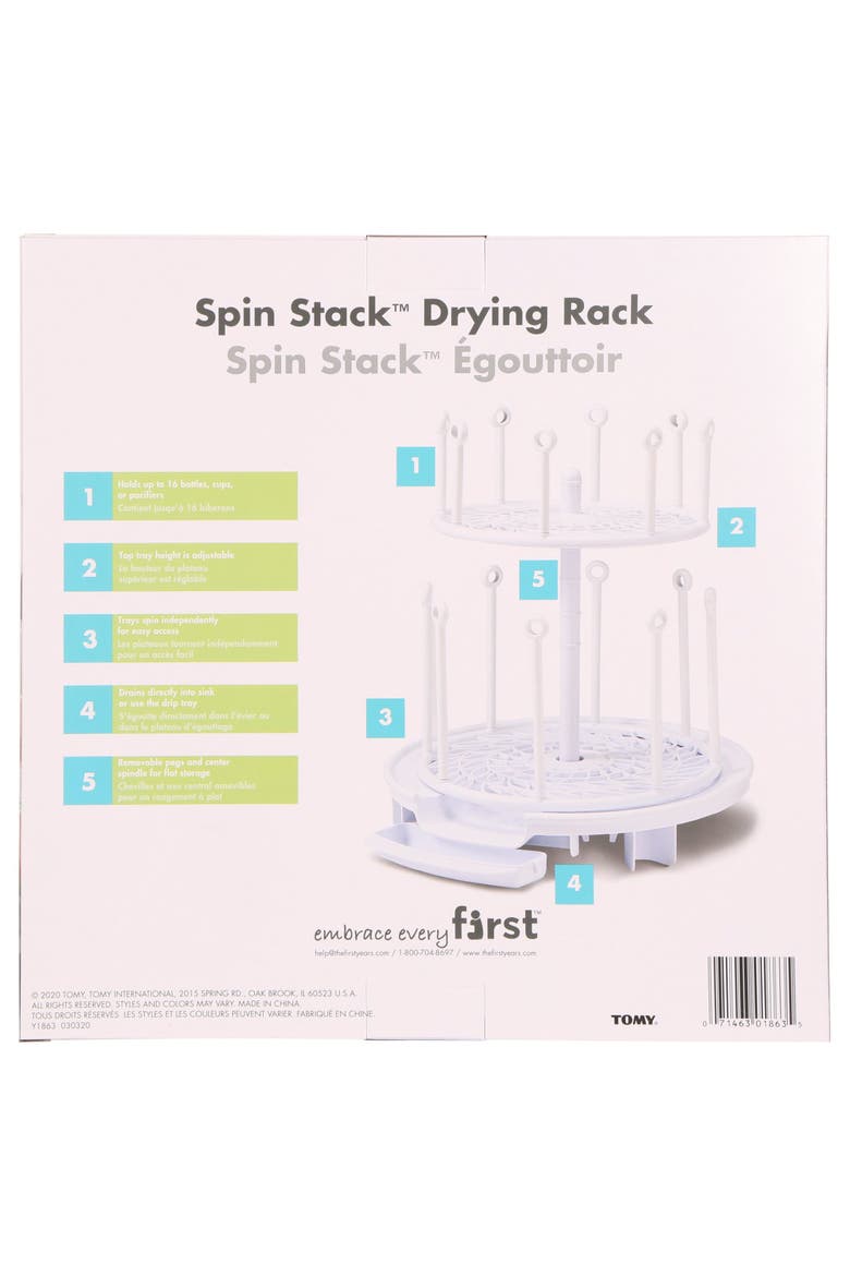 The First Years Spinning Drying Rack, Alternate, color, Multicolored