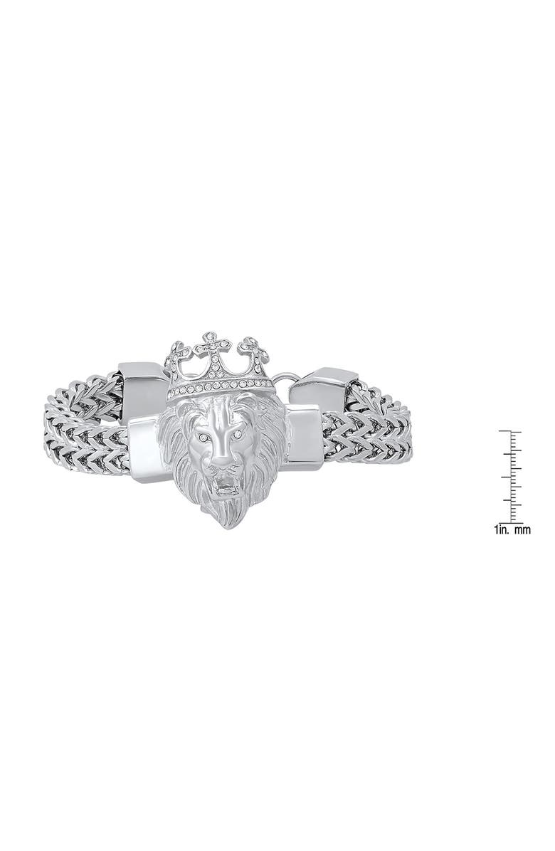 HMY JEWELRY Crystal Lion Bracelet, Alternate, color, 