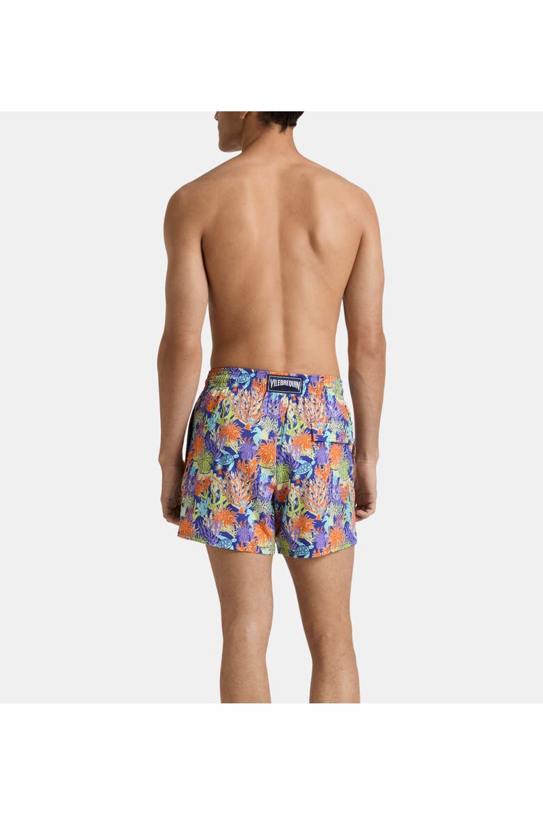 Stretch Short Swim Trunks, Alternate, color, Royal Sky