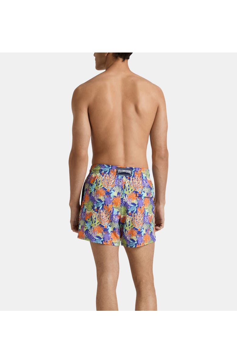 Vilebrequin Stretch Short Swim Trunks, Alternate, color, Royal Sky