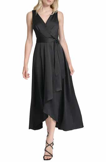 Faux Wrap Maxi Dress