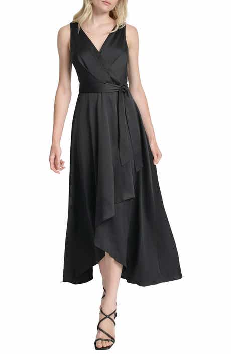 Faux Wrap Maxi Dress