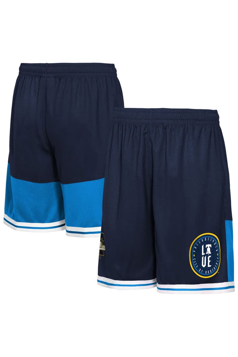 Youth Outerstuff  Navy Philadelphia Phillies City Crew Fashion Shorts, Main, color, Navy