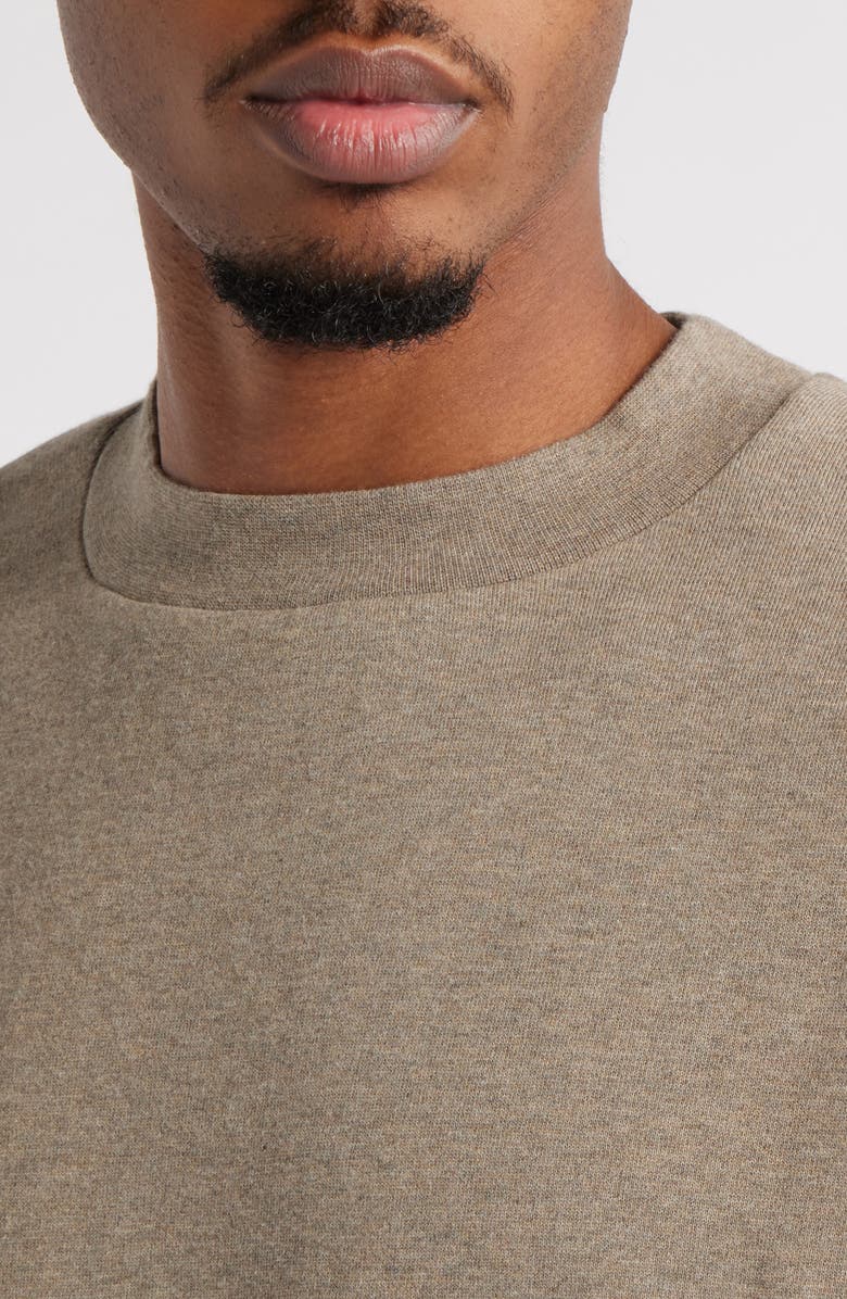 Fear of God Essentials Classic Fit Fleece Sweatshirt, Alternate, color, Homestead Heather