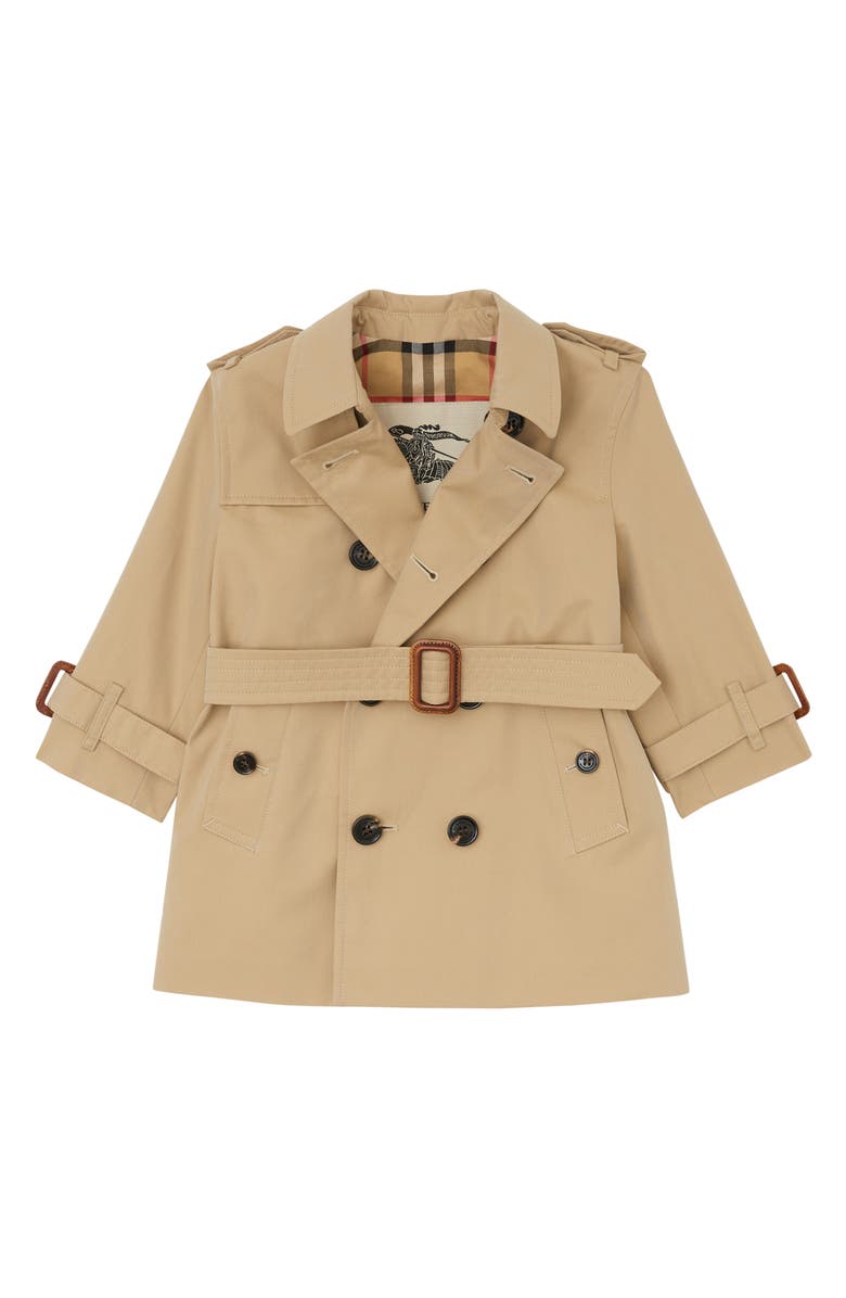 Burberry Mayfair Cotton Trench Coat, Main, color,
