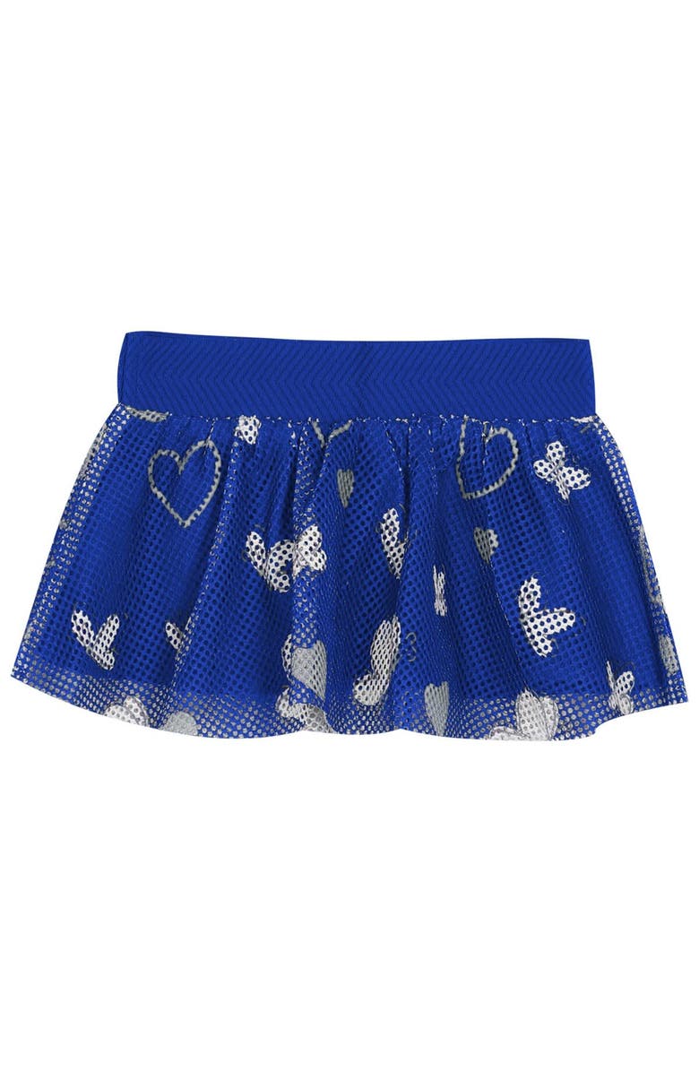 Outerstuff Girls Infant Outerstuff Los Angeles Dodgers Bodysuit, Headband & Skirt Set, Alternate, color, White
