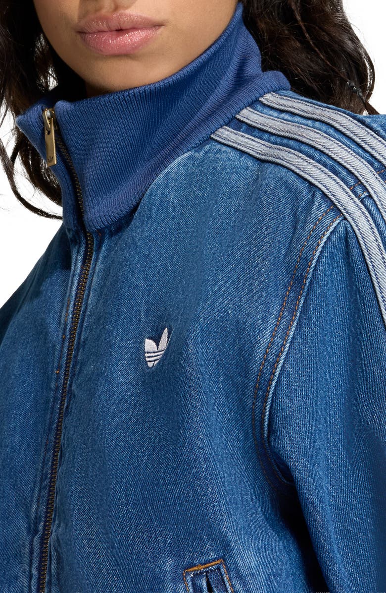 adidas Originals Firebird Denim Track Jacket, Alternate, color,