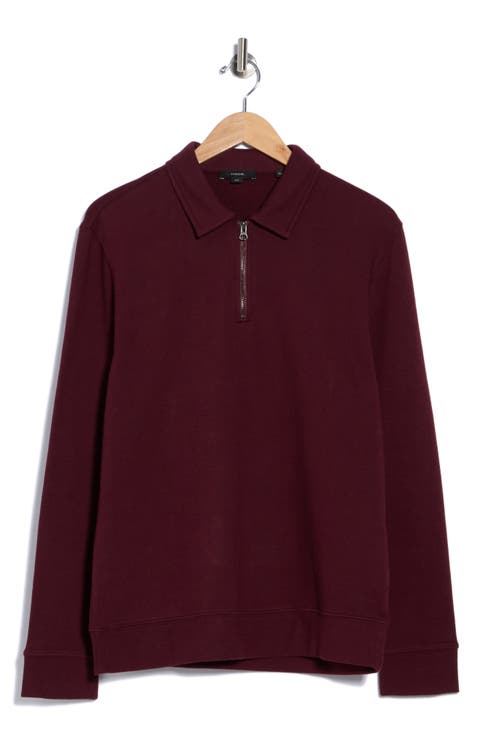 French Terry Quarter Zip Pullover