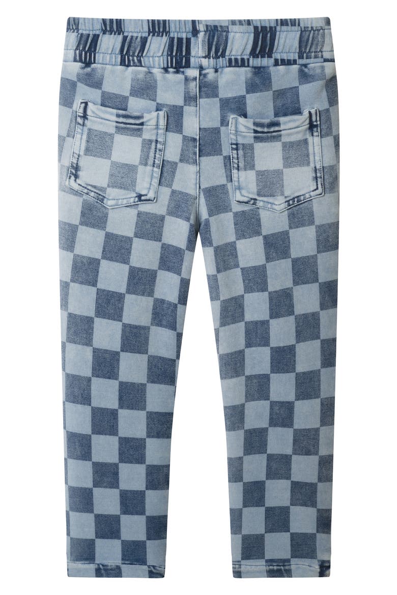 Kids' Checkerboard Knit Joggers, Alternate, color, BLC