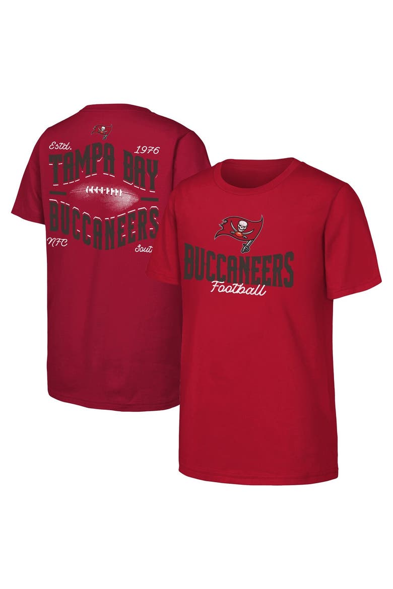 Youth Outerstuff  Red Tampa Bay Buccaneers Top Pick T-Shirt, Main, color, Red