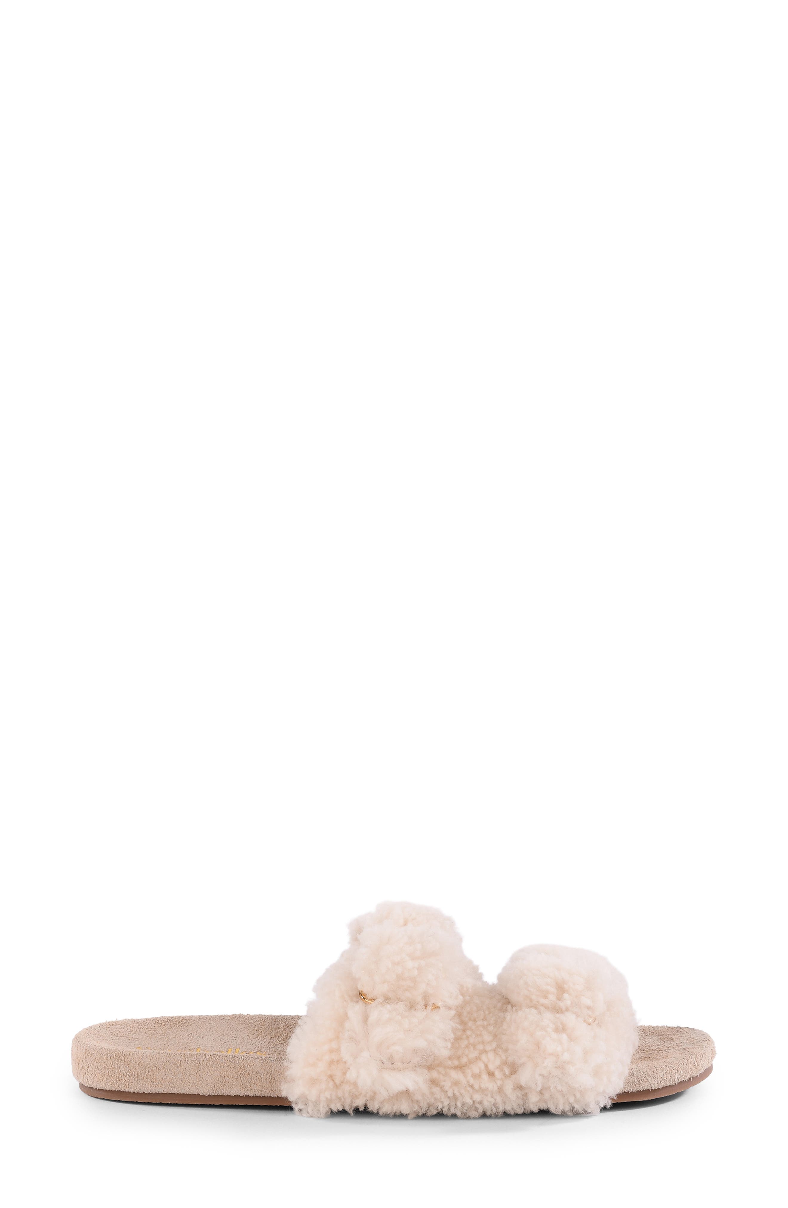 Slumber Party Slide Sandal, Alternate, color, CREAM