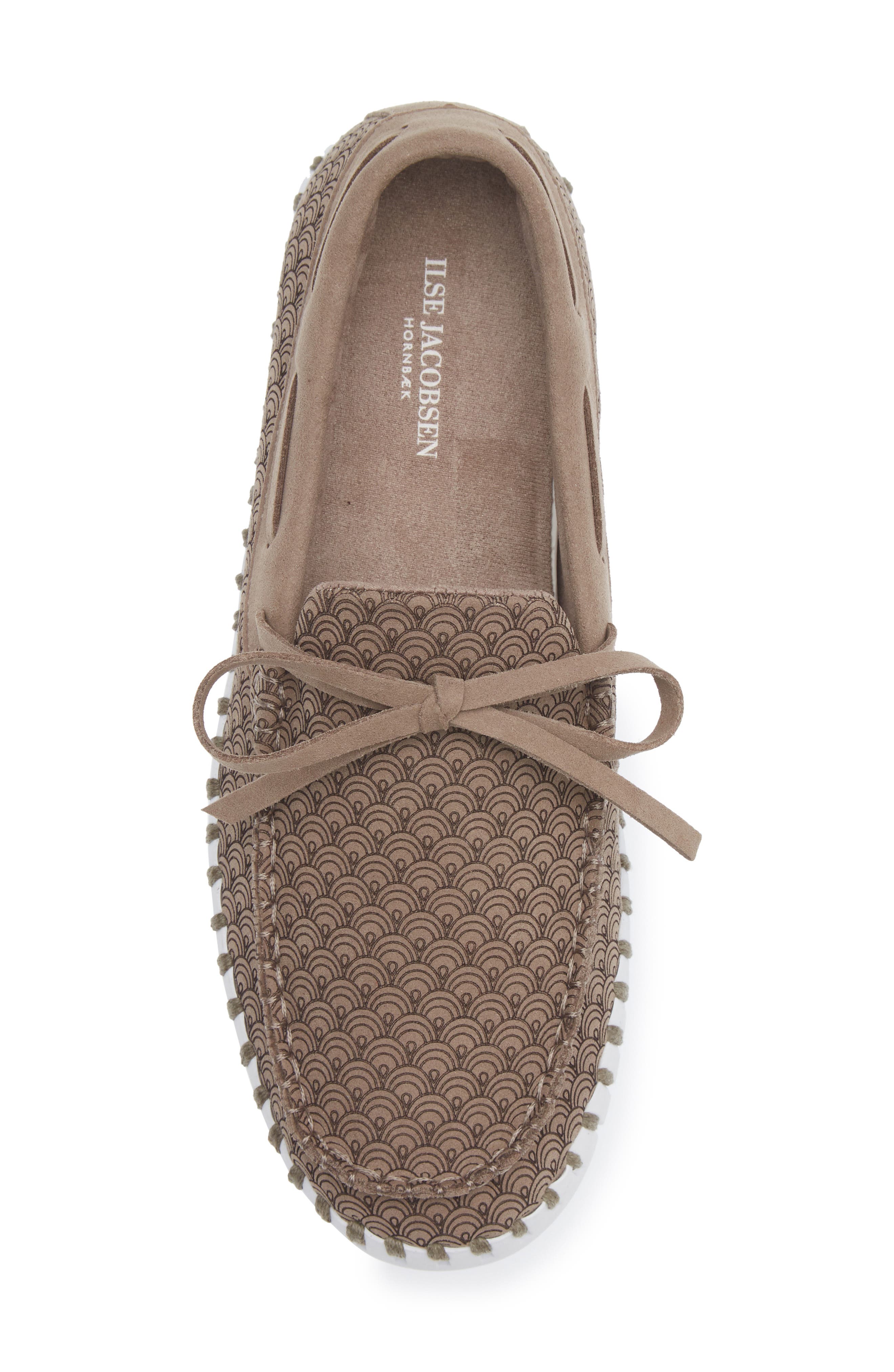 Ilse Jacobsen Tulip Print Sailor Shoe, Alternate, color, Falcon