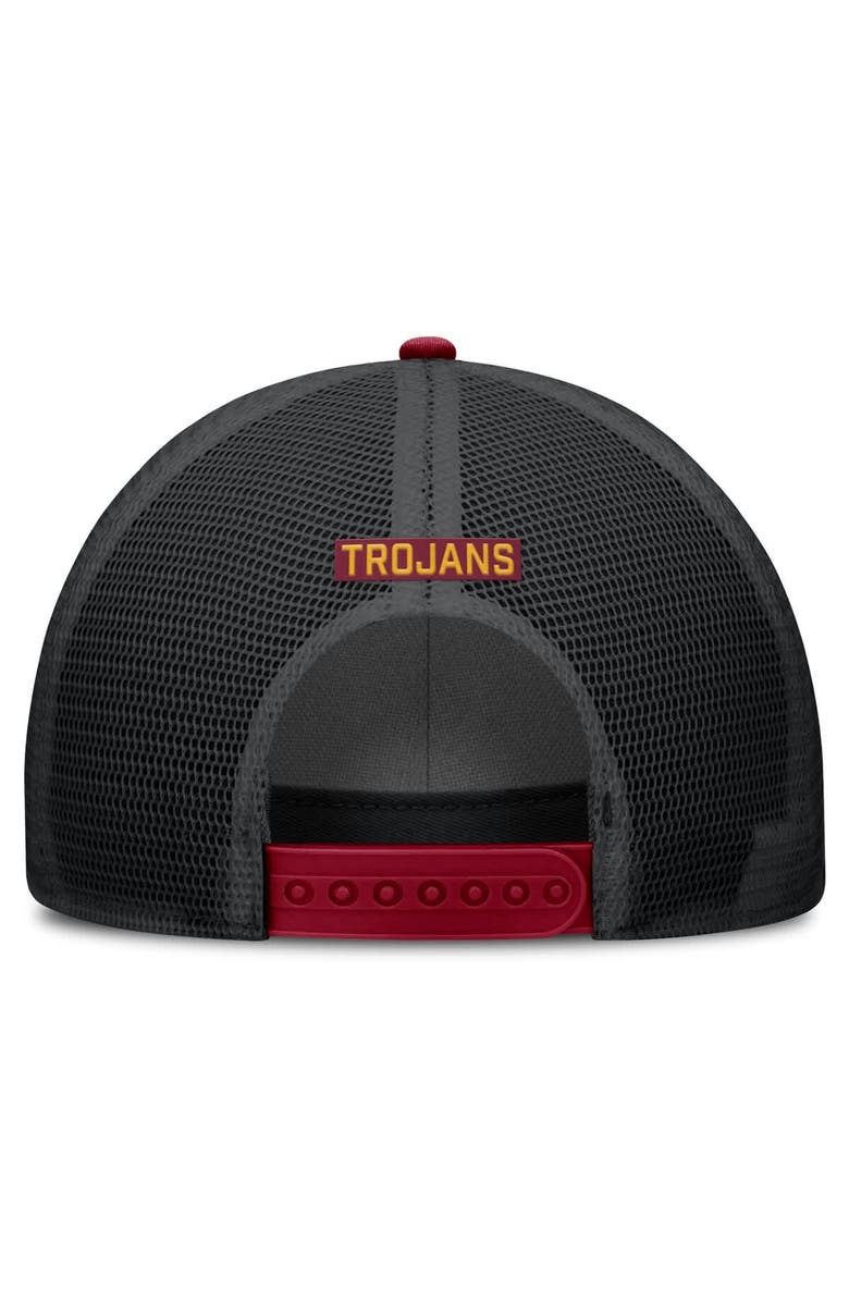 Nike Men's Nike Cardinal USC Trojans Rise Primetime Trucker Adjustable Hat, Alternate, color, Cardinal