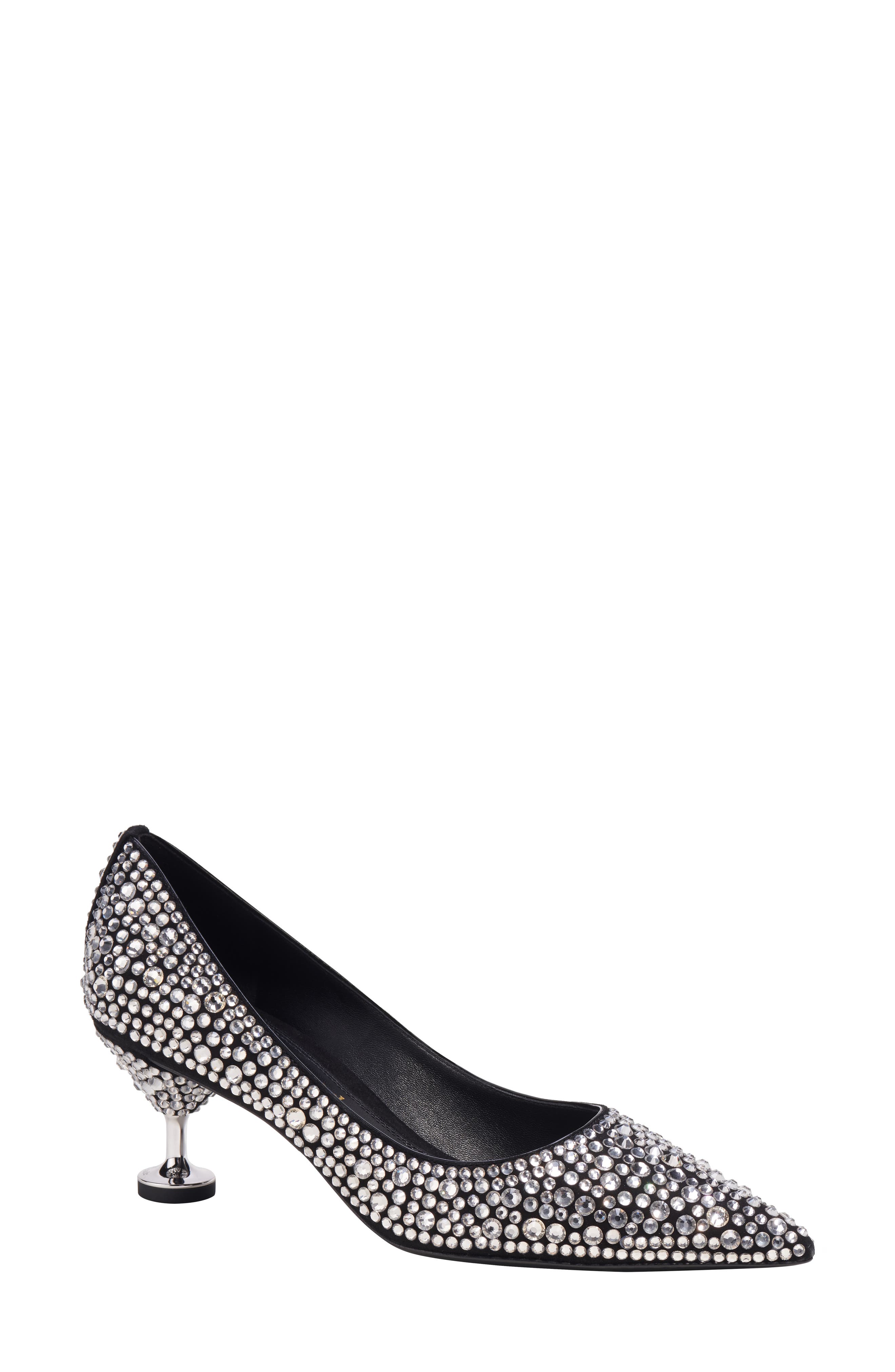 Kate Spade New York garnish crystal pointed toe pump, Main, color, 