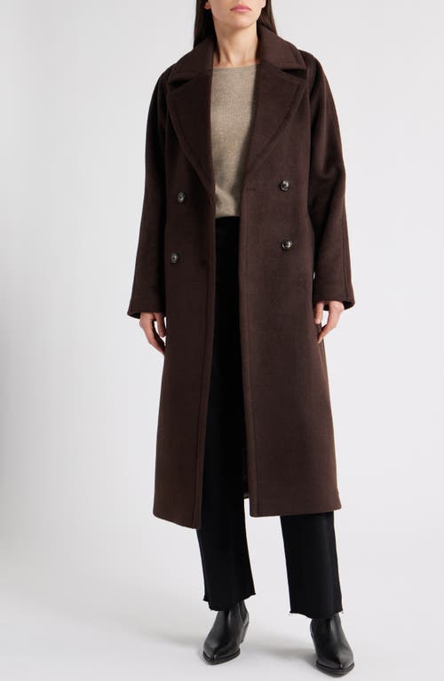 Bernardo Tie Waist Coat In Brown