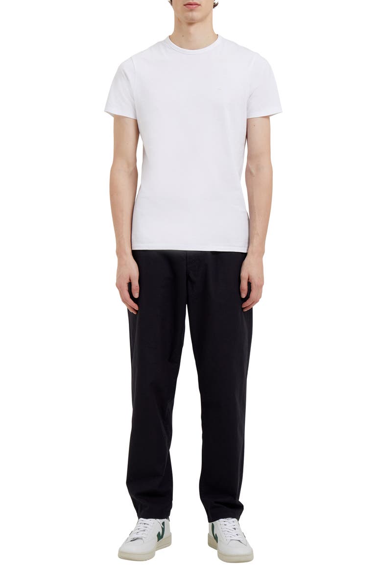 French Connection Straight Leg Peached Cotton Pants, Alternate, color, 