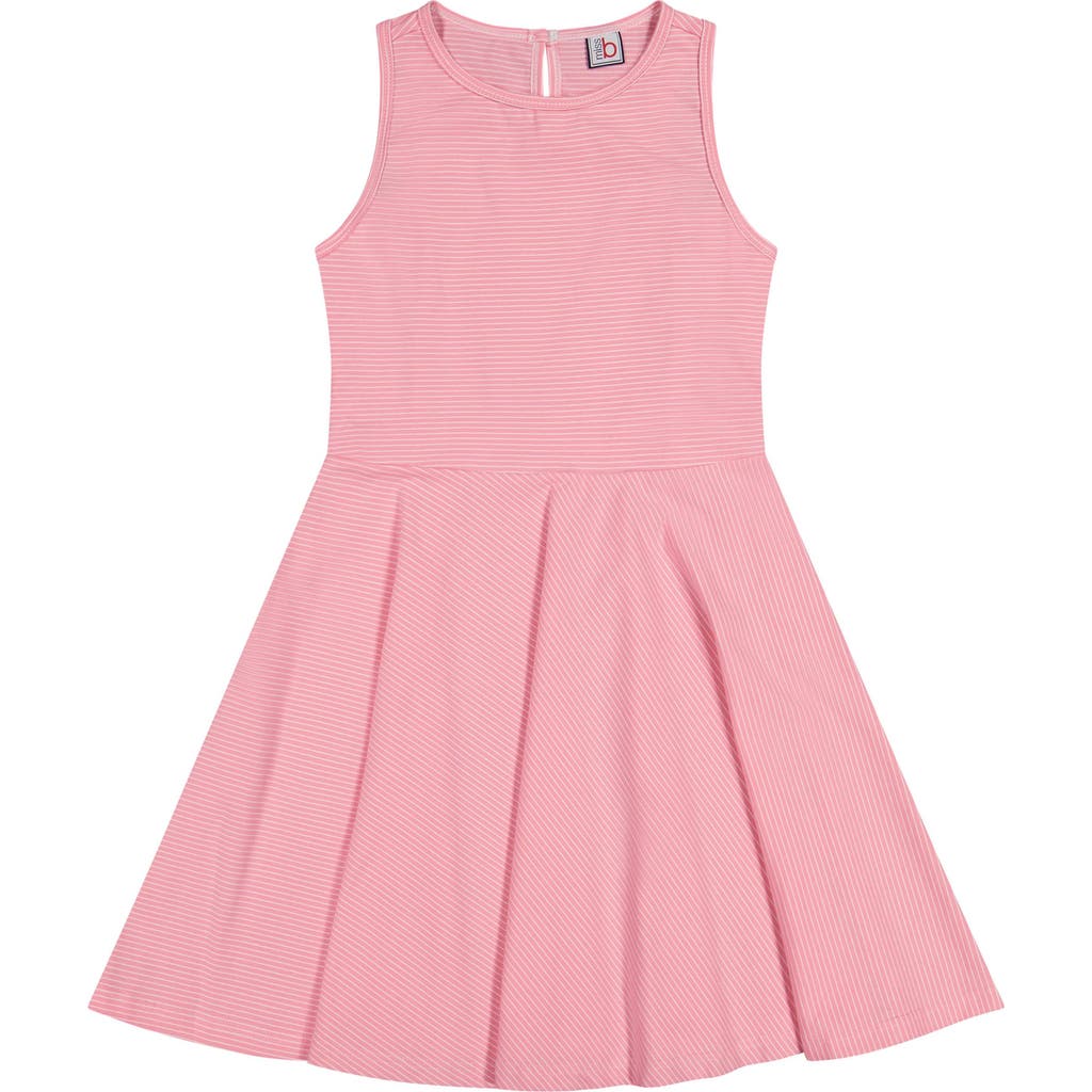 Busy Bees Genevieve Circle Skirt Dress Pink Mini Stripe  product