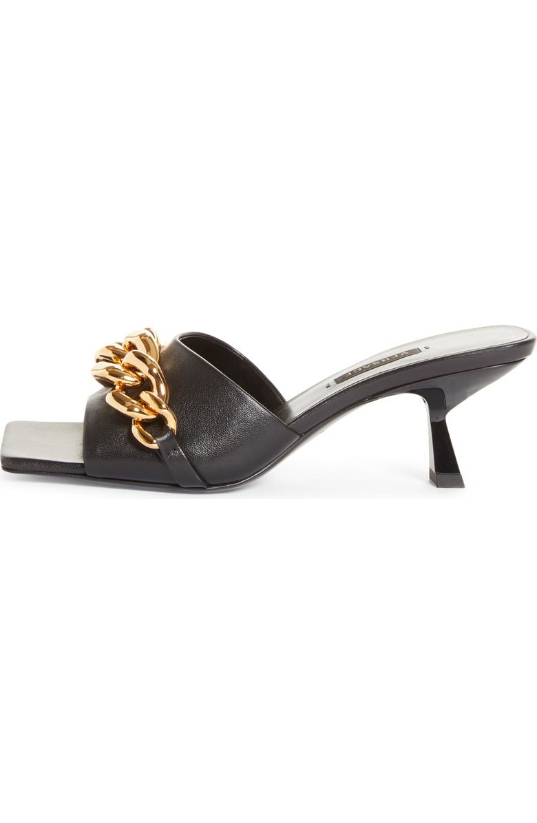 Versace Medusa Chain Slide Sandal, Alternate, color,