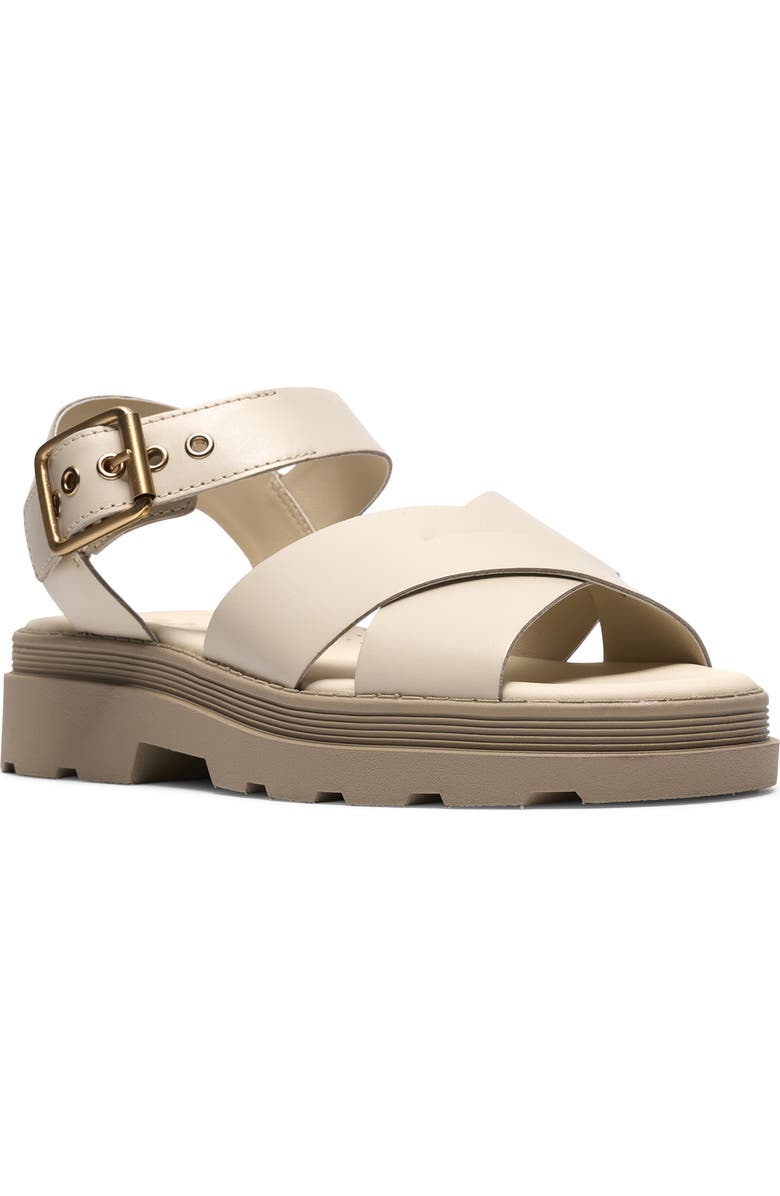 Clarks<sup>®</sup> Orinoco 3 Sandal, Main, color, Cream Leather