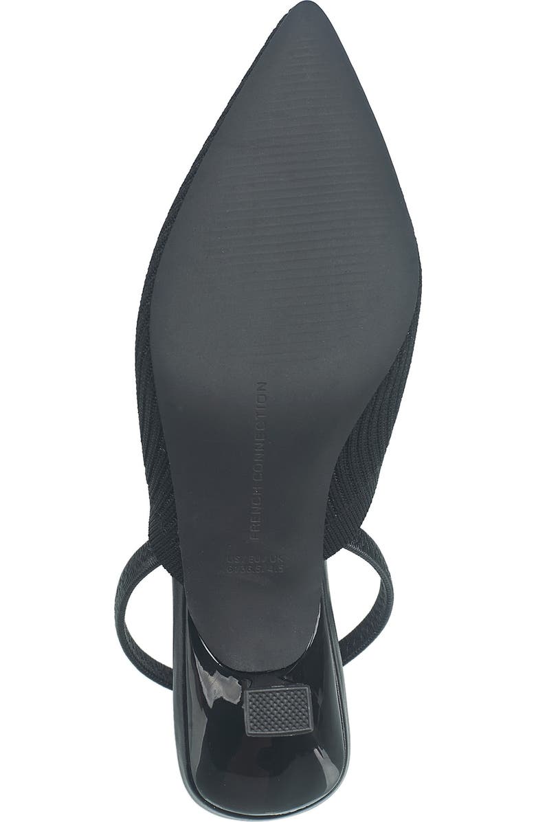 French Connection Ladies Coco Slingback Kitten Heel, Alternate, color, Black