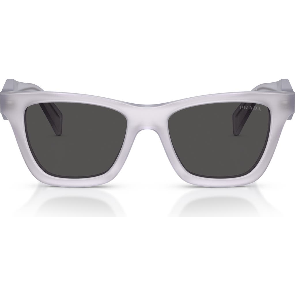 Prada 52mm Butterfly Sunglasses In Gray