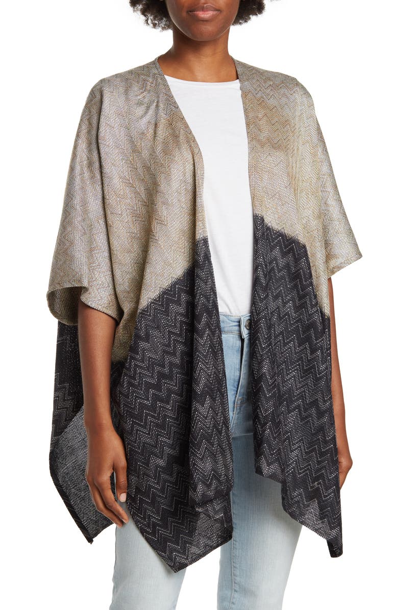 Vince Camuto Colorblock Lurex Topper, Main, color, 