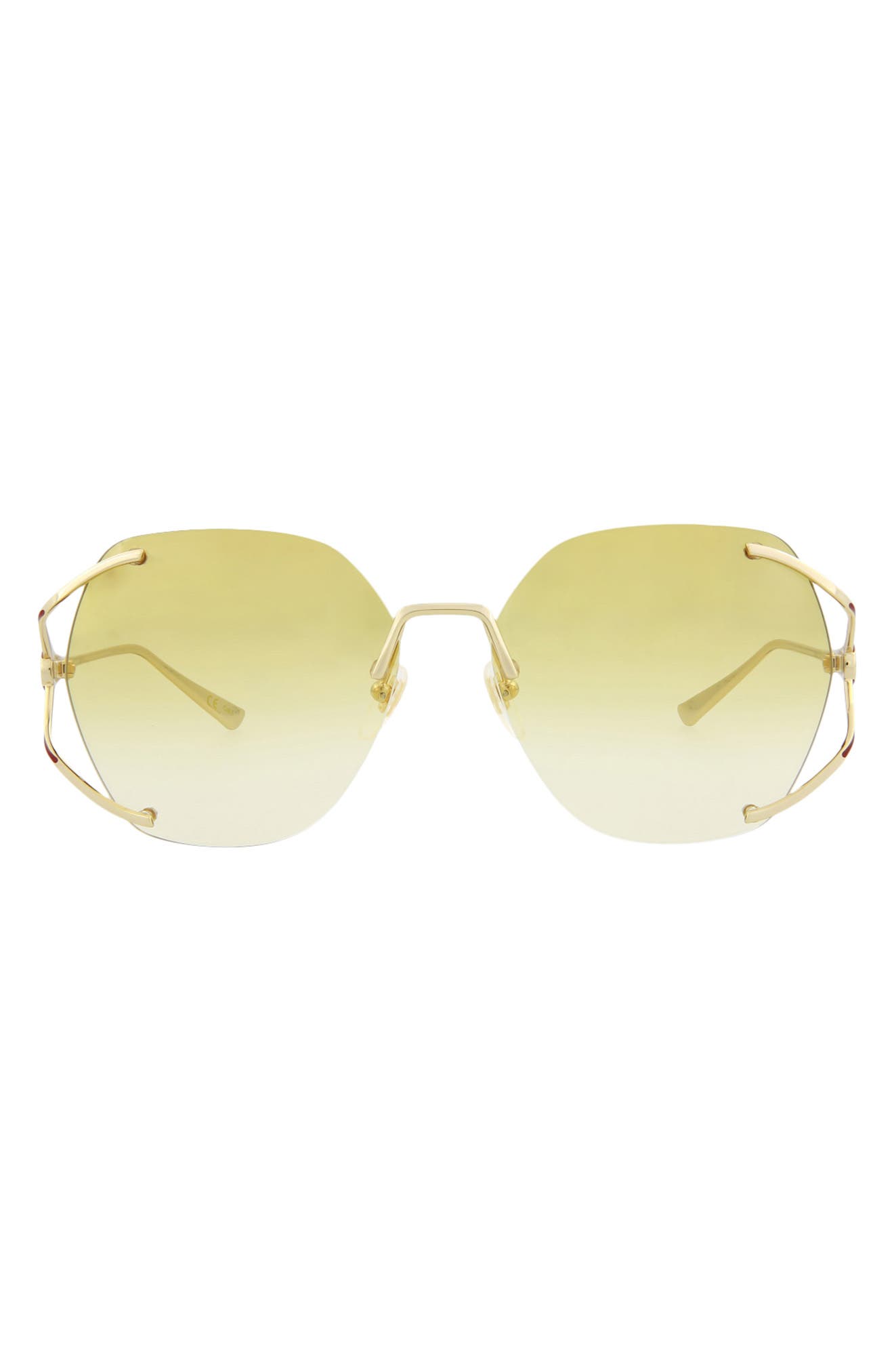 Gucci Novelty 59mm Round Sunglasses