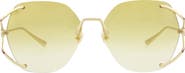Gucci Novelty 59mm Round Sunglasses