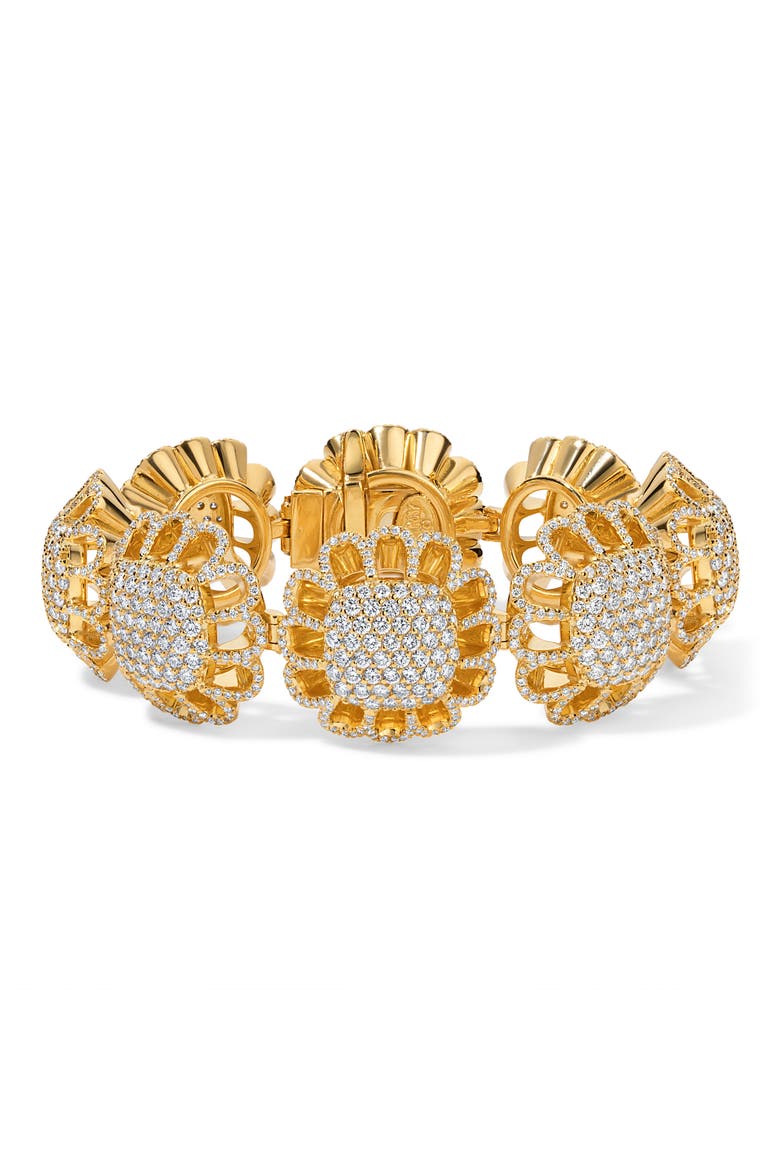 18k Gold Diamond Floating Bracelet, Main, color, 18K YELLOW GOLD