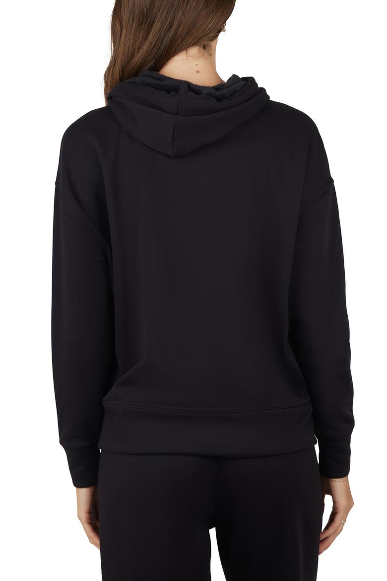 Year Round Scuba Fleece Hoodie, Alternate, color, BLACK