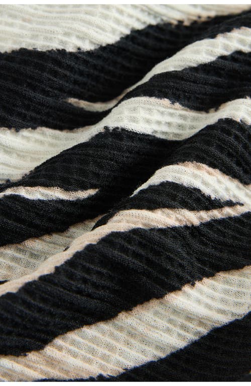 Shop Next Zebra Print Tiered Maxi Dress