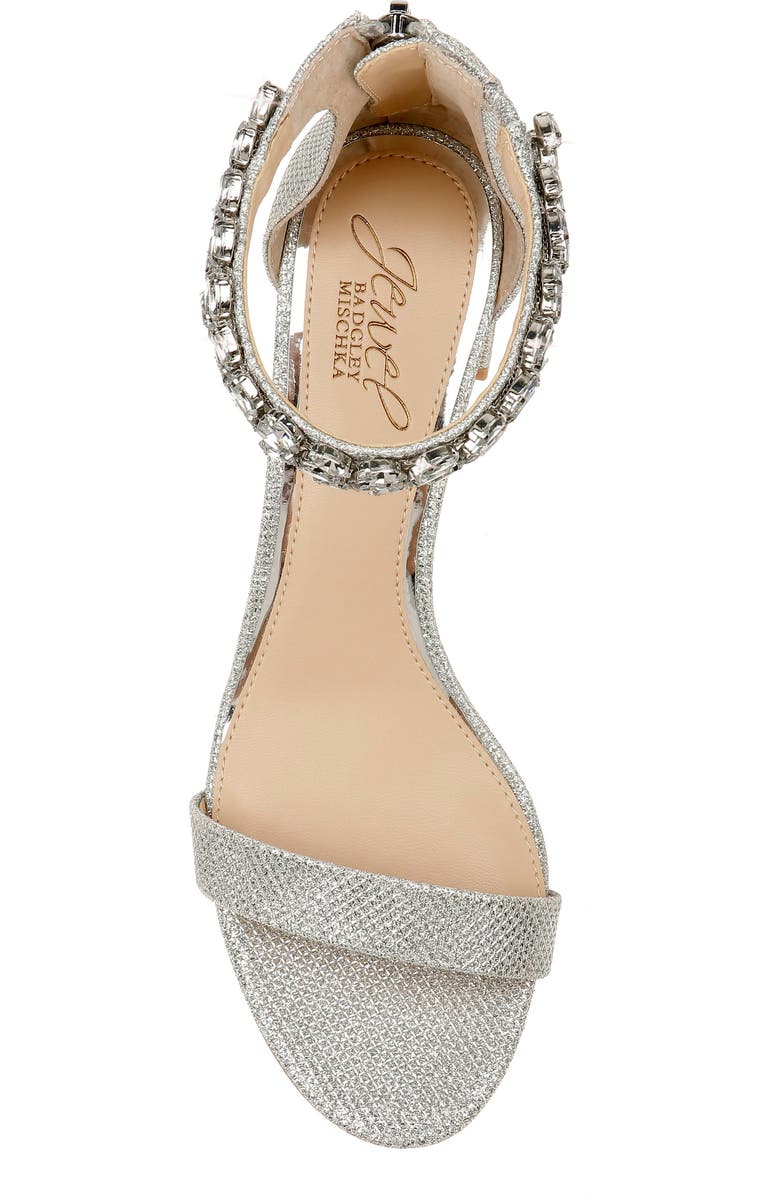 Jewel Badgley Mischka Bradley Ankle Strap Sandal, Alternate, color,
