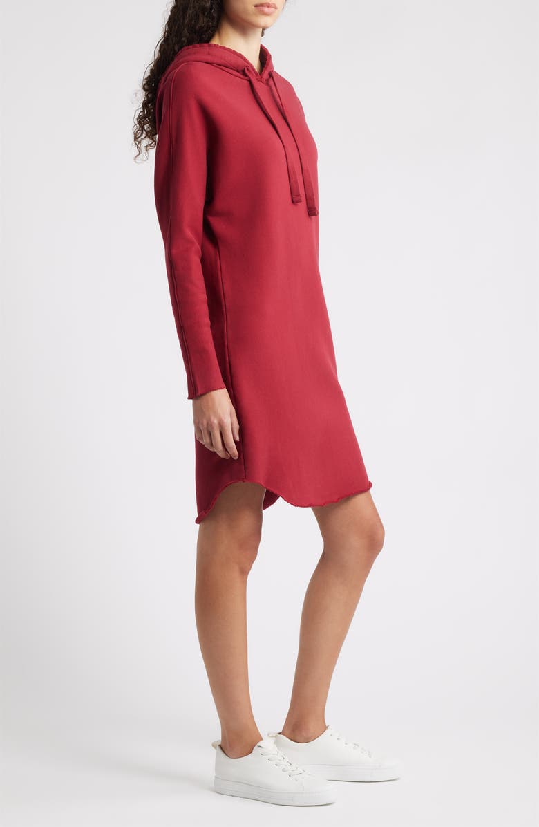 Frank & Eileen Mini James Hoodie Dress, Alternate, color, Garnet